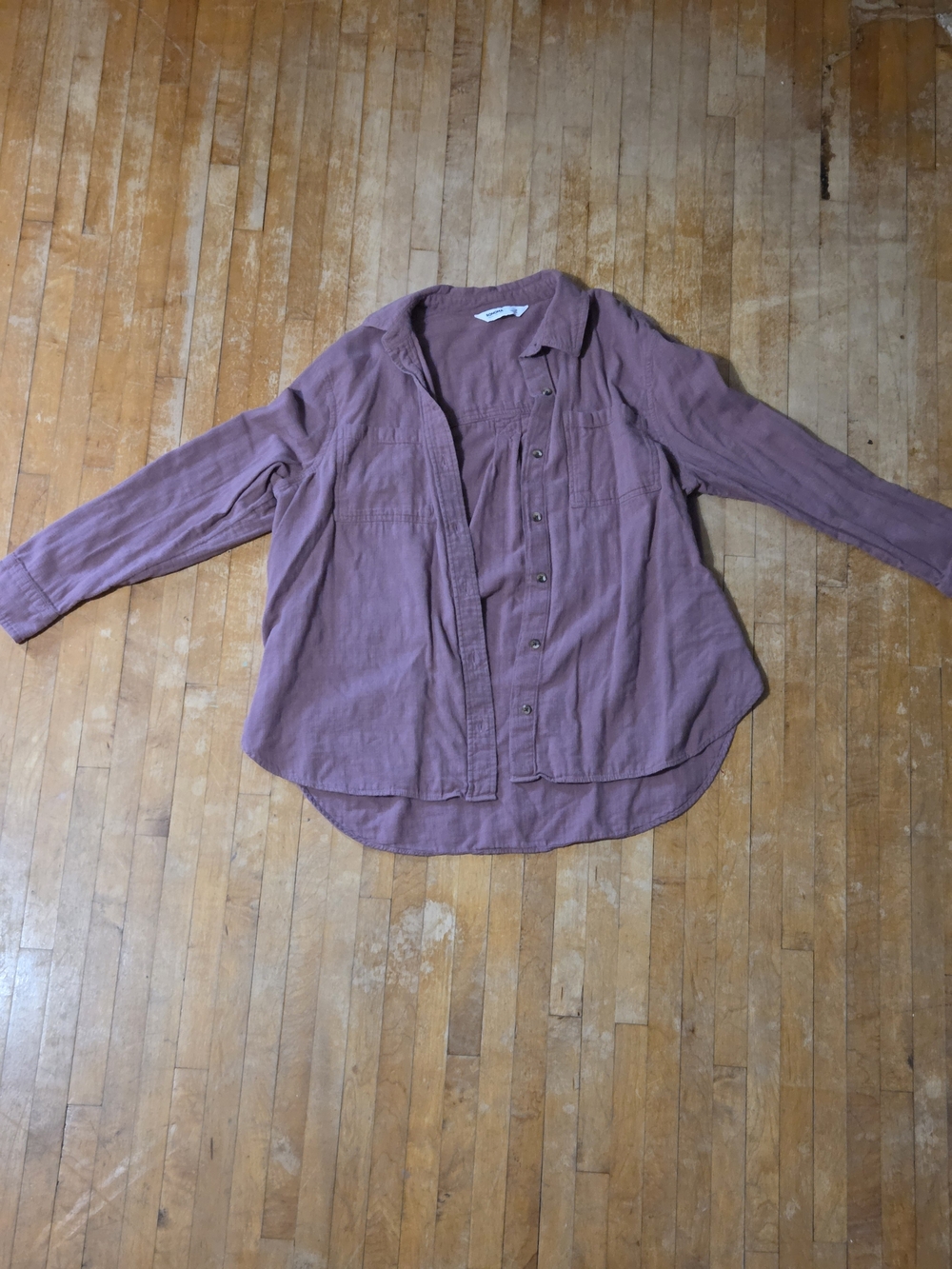 Sonoma Women's Button-Down Shirt in Mauve